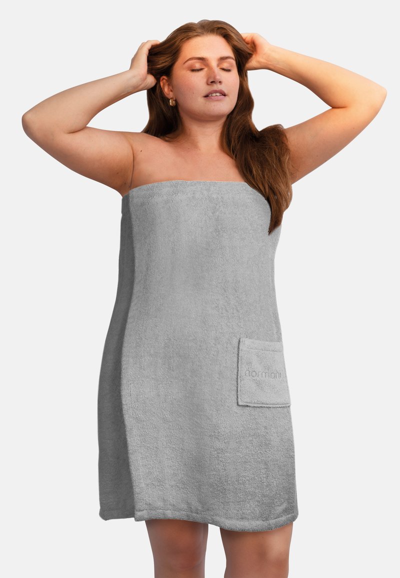 Normani SAUNA KILT EXTRA  - Bademantel - grau