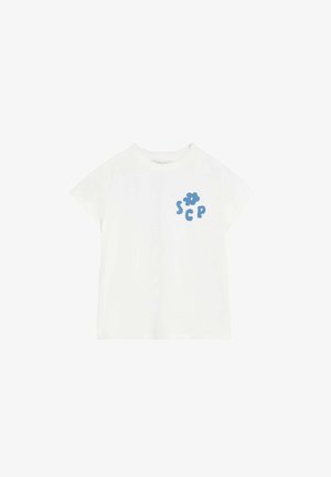 Scalpers, SCALPERS EMBROIDERY TEE - Camiseta estampada - white