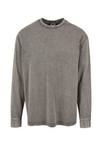 HEAVY BOXY ACID WASH LONGSLEEVE - Pitkähihainen paita - asphalt