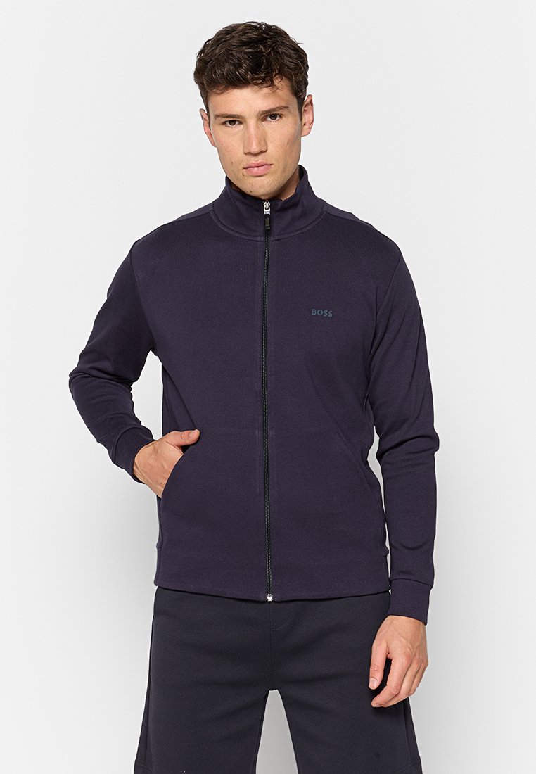 Boss Sweater met rits blauw Boss Sweater met rits blauw