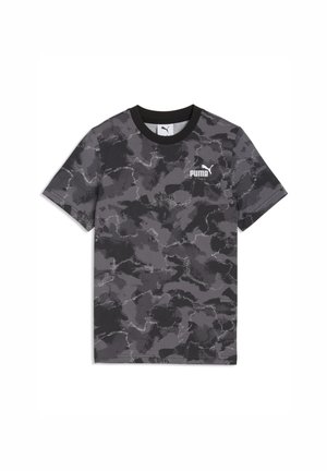 ESSENTIALS CAMO BEDRUCKTES - T-shirt con stampa - black
