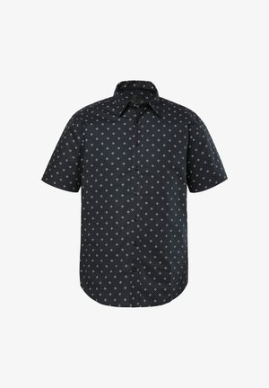 JP1880, HEMD, HALBARM, KENTKRAGEN, ALLOVERDRUCK, MODERN FIT, BIS 8 XL - Skjorter - black