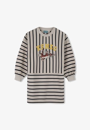 KENZO kids, ROBE RAYÉE À MANCHES LONGUES - Jurk - pale trench