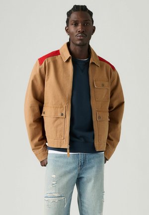 Levi's®, NEWELL UTILITY JACKET FOXTROT BROWN - Denim jacket - foxtrot brown - neutrals