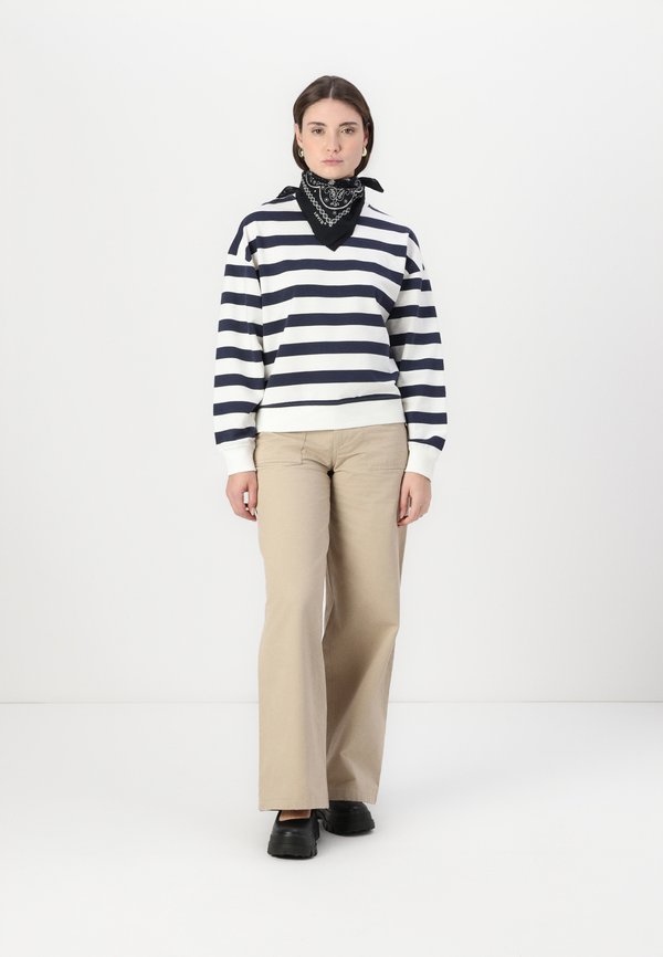 JXALFA STRIPE CREW - Sweatshirt - vanilla ice4