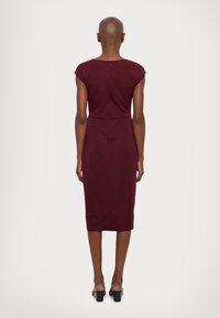 Lauren Ralph Lauren ATALIE SHORT SLEEVE DAY DRESS - Pārliekama kleita - pinot noir