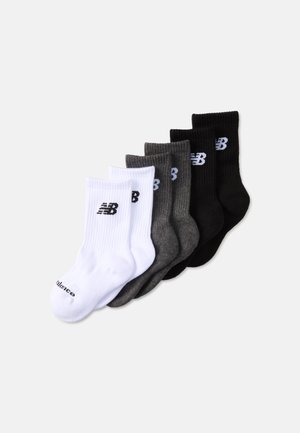 KIDS EVERYDAY CREW SOCKS UNISEX 6 PACK - Chaussettes - white/grey/black