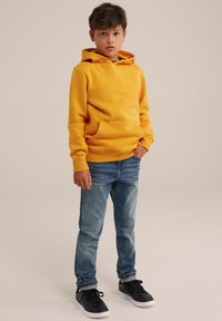 WE Fashion Felpa con cappuccio - yellow