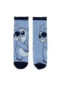 Disney PACK 3 STITCH - Sokken - pink blue black