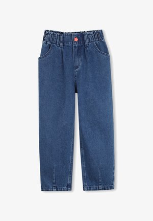 KENZO kids, PANTALON EN DENIM - Jean droit - dble stone brossage