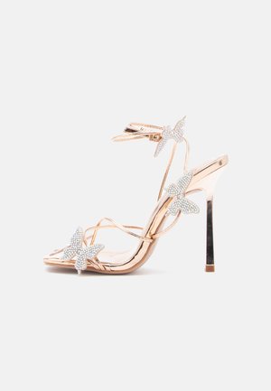 Simmi London LOUNA - Magas sarkú szandálok - rose gold-coloured