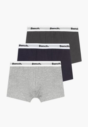 BOXER 3 PACK - Panties - grey/black/dark blue