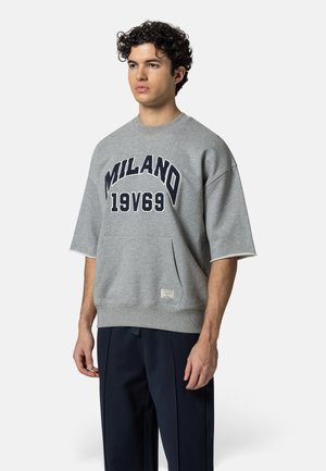 19V69 Italia OVERSIZED VERDI COLLEGE - Sweatshirt - grey melange