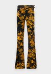 BIS TAPE - Leggings - Trousers - black/gold-coloured
