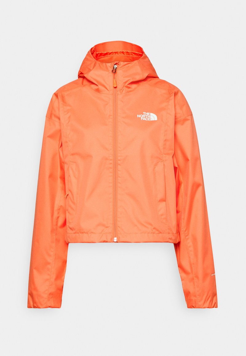 The North Face CROPPED QUEST JACKET - Casaco impermeável - emberglow orange