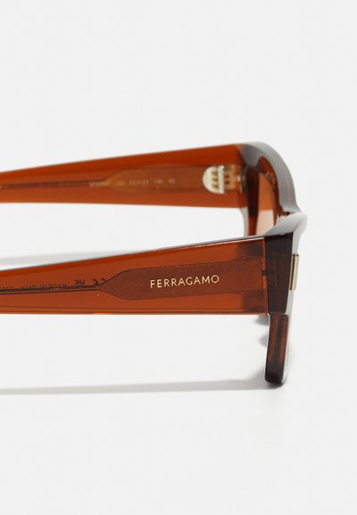 FERRAGAMO UNISEX - Sunglasses - transparent brown