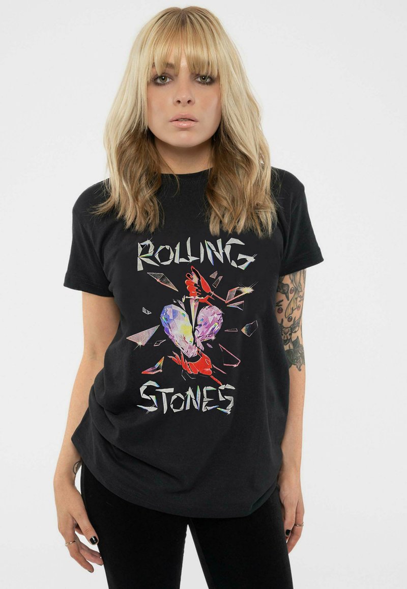 Paradiso Clothing THE ROLLING STONES HACKNEY DIAMONDS HEART - Print T-shirt - black