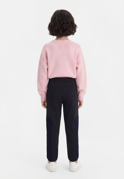 Emporio Armani UNISEX - Pantaloni sportivi - blu navy/flock blu