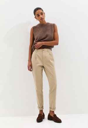 New Look SLIM LEG  - Pantalones chinos - stone