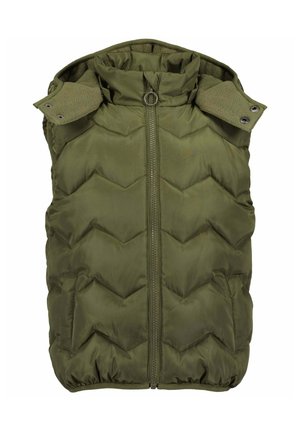 Blue Seven, BLUE SEVEN STEPPWESTE DINO - Waistcoat - olive