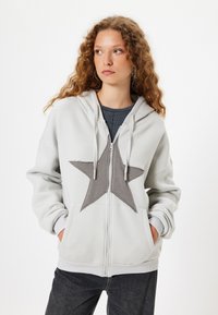 Koton OVERSIZED ZIPPER - Sweat zippé - grey