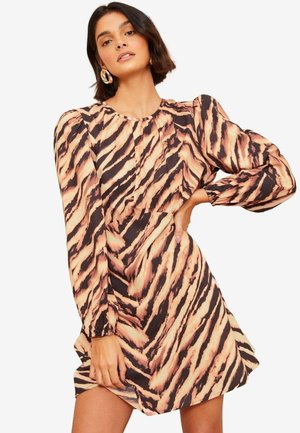 REGULAR FIT EMPIRE MINI  - Freizeitkleid - neutral