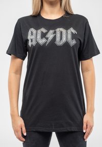 Paradiso Clothing AC DC DIAMANTE CLASSIC VOLTAGE LOGO - Print T-shirt - black