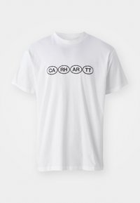 BUMPER  - Print T-shirt - white/black
