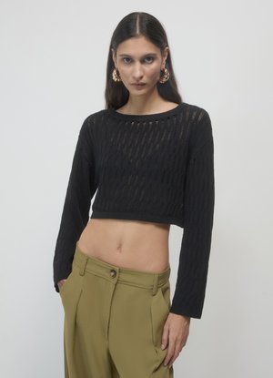 Calliope GIROCOLLO  - Langarmshirt - ultrablack