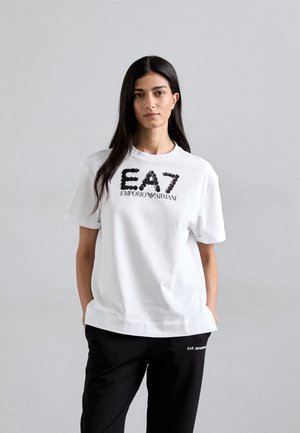 T-shirt imprimé - white alyssum