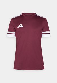 SQUADRA25 SHORT SLEEVE - Sports T-shirt - team maroon/white