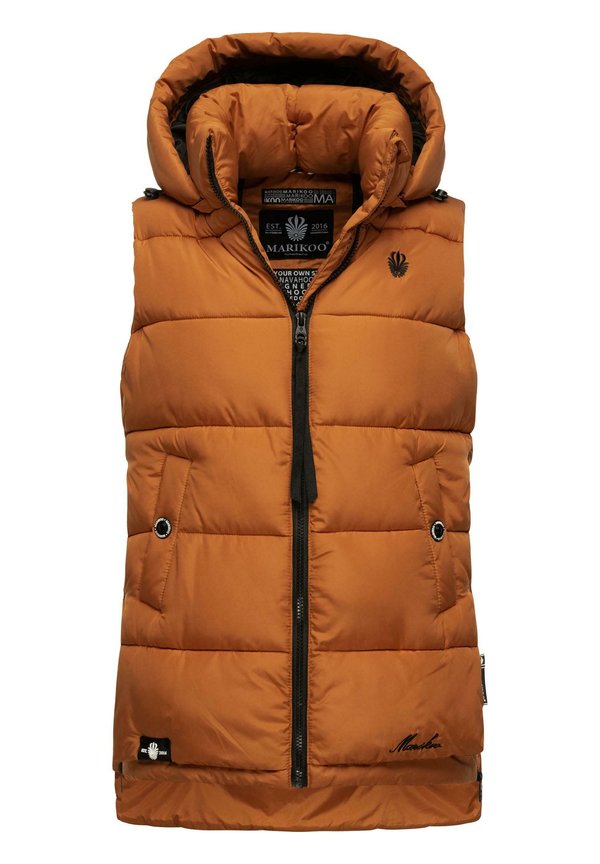 ZARINAA - Weste - rusty cinnamon