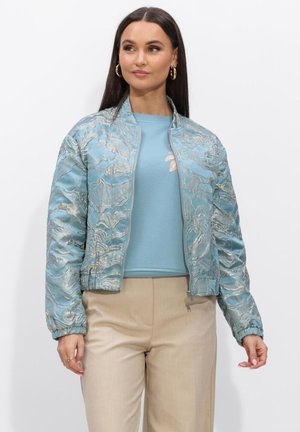 AMSTERDAM QWEN LONG SLEEVE - Bomberjacks - aquamarijn