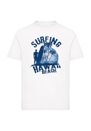 Print T-shirt - weiß