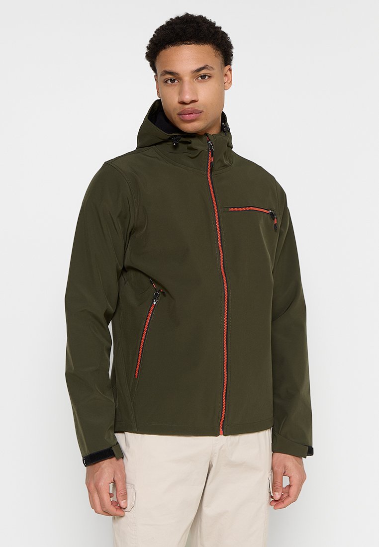 Killtec Softshelljas olijfgroen