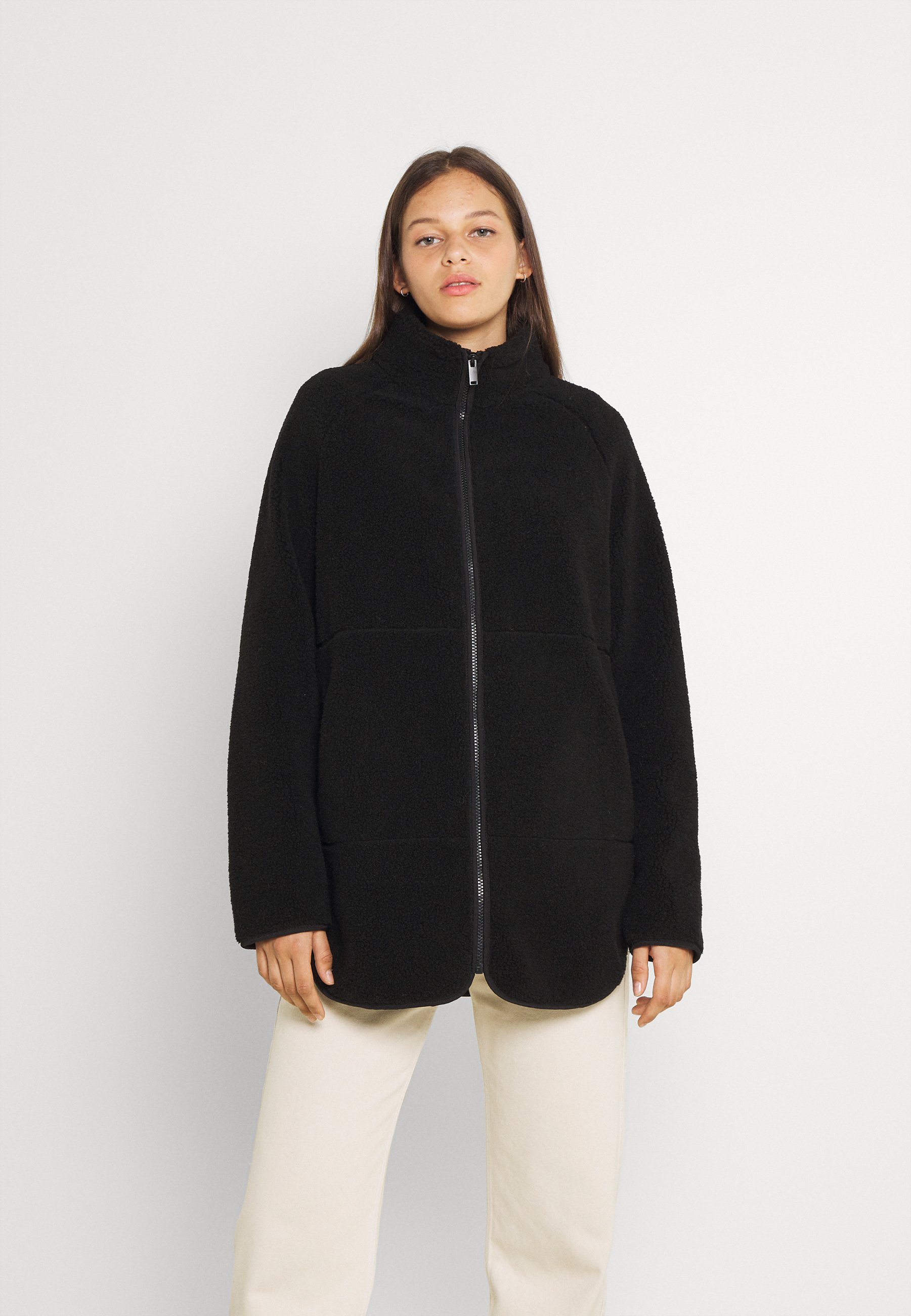 teddy bear fleece black