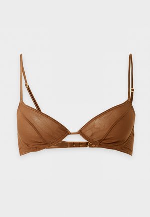 KIKI DE MONTPARNASSE GEORGETTE brązowy