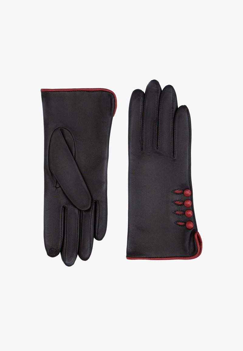 Glove Story CHIARA - Gants - noir rouge