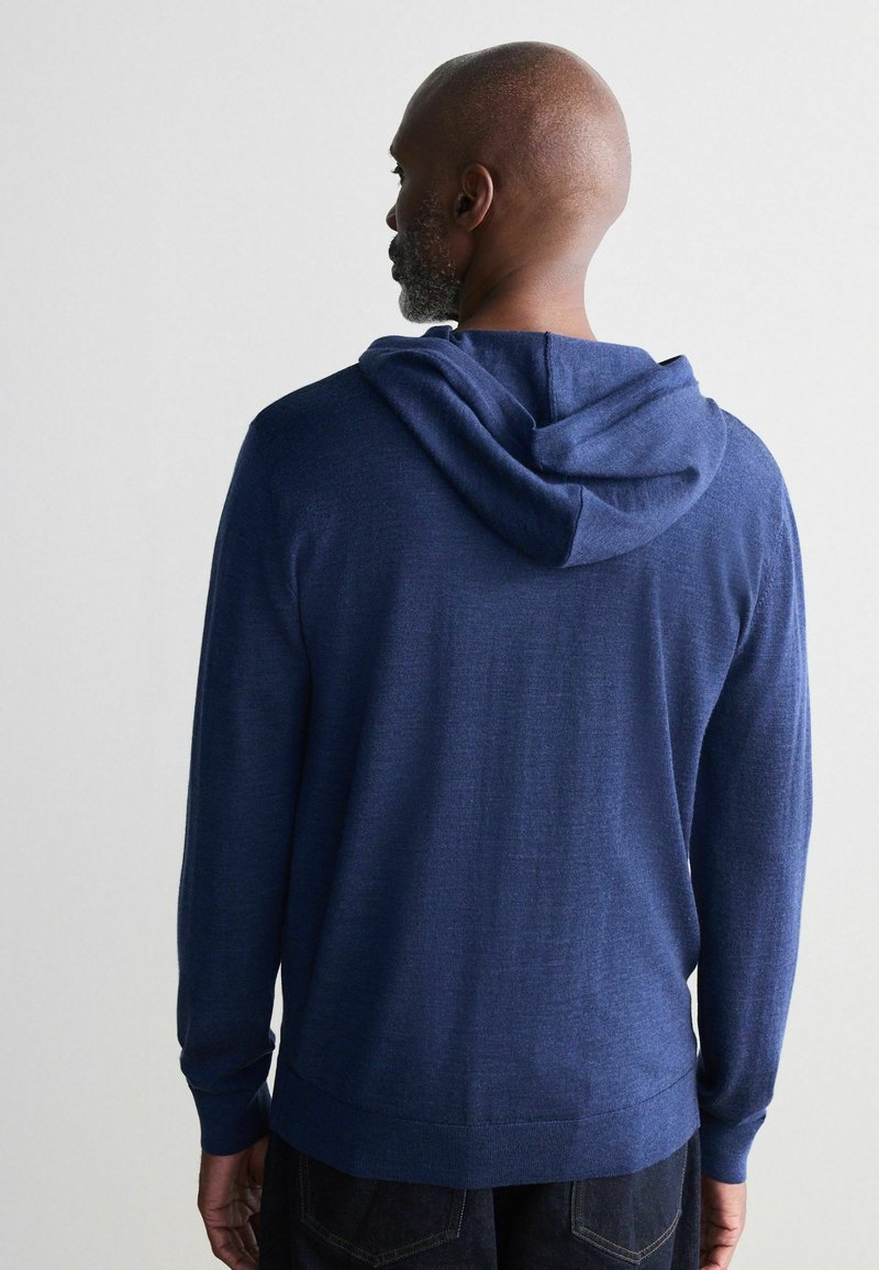 Next REGULAR FIT SIGNATURE - Bluză de molton - blue