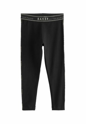BRANDED WAISTBAND - Tajice-hlače - black