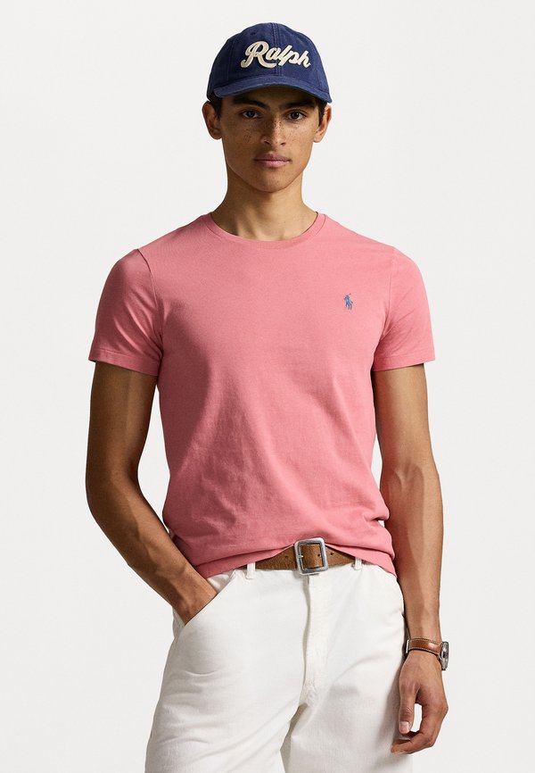 CUSTOM SLIM FIT JERSEY CREWNECK T-SHIRT - Basic T-shirt - desert rose