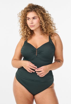 MIT RINGDETAIL UND DRAPIERUNG - Peldkostīms - scarab