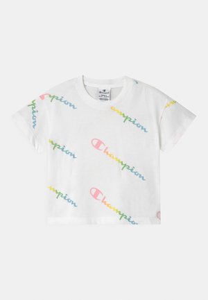 COLOR LOGO CREWNECK - T-shirt print - white