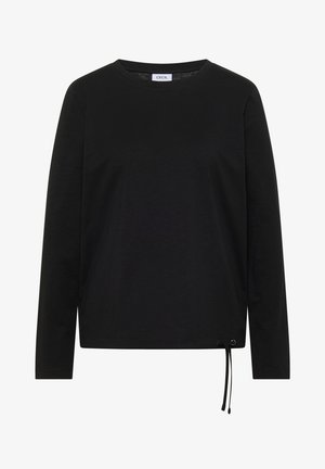 Cecil, LANGARM SHIRT MIT RUNDHALS UND TUNNELZUG - Langærmet T-shirt - black