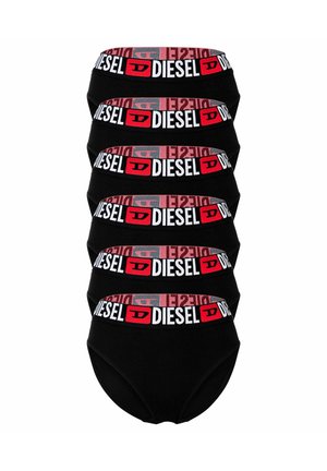 HIGHWAIST 6ER PACK - SAM-D-CORE STRETCH LOGOBUND - Slip - schwarz