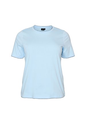 Zizzi, T-shirt basic - blau