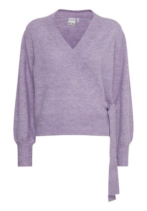 IHOLENE CA2 MARRON - Cardigan - lavender