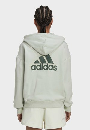 ESSENTIALS LOGO - Sudadera con cremallera - green