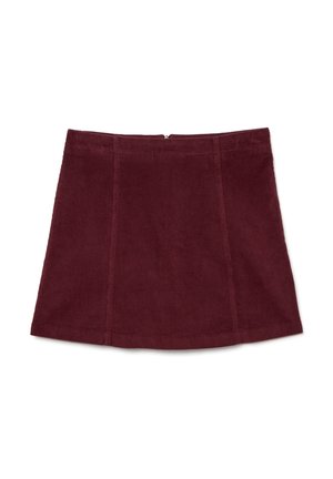 A-lijn rok - dark red