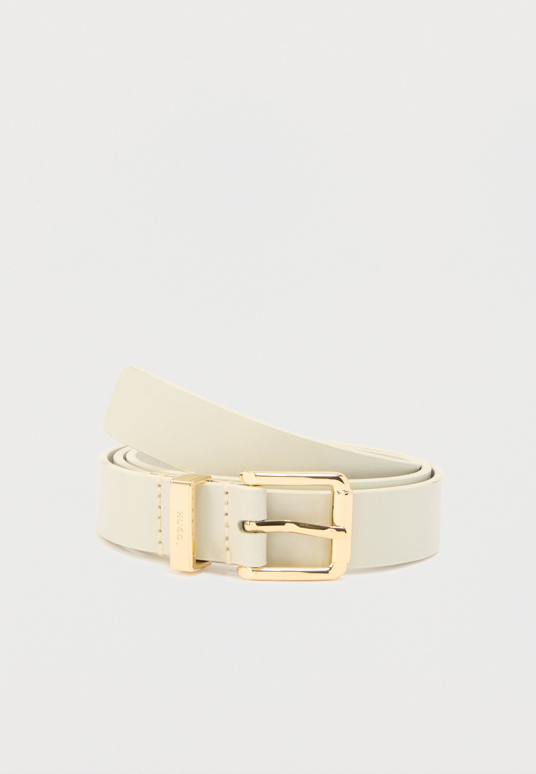 Fashion by Hugo genuine leather white belt Sz 29.5 HUGO BOSS | Belts for Women | Hip or Cinch Belts main image 3